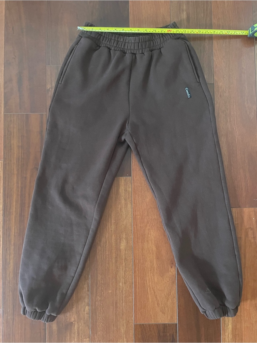 Comfrt Standard Sweatpants | Size M | Walnut dark brown | Thick joggers - Picture 6 of 12